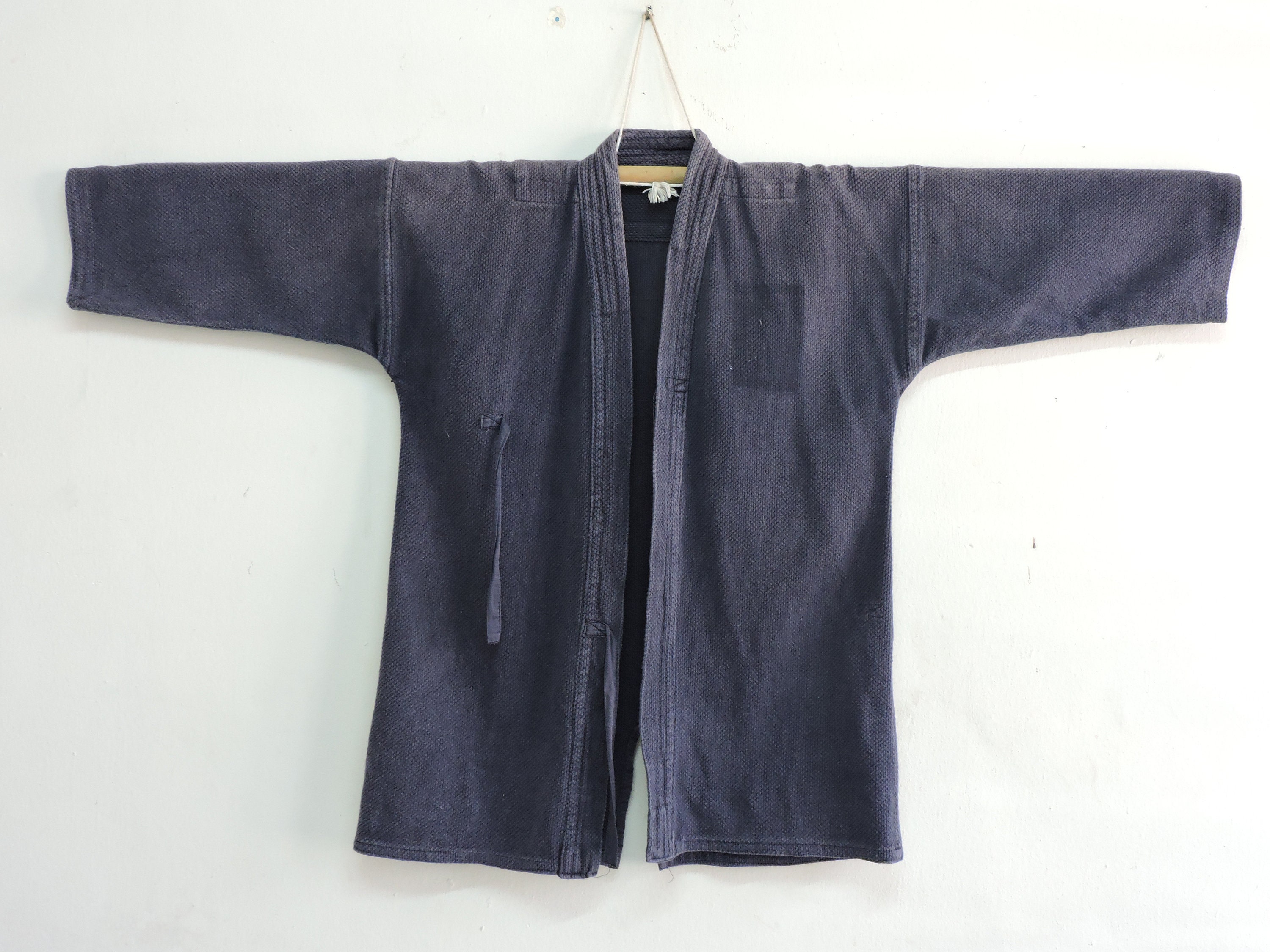 Vintage Sz Medium Japanese Indigo Blue Cotton Sashiko Kendo Gi | Etsy