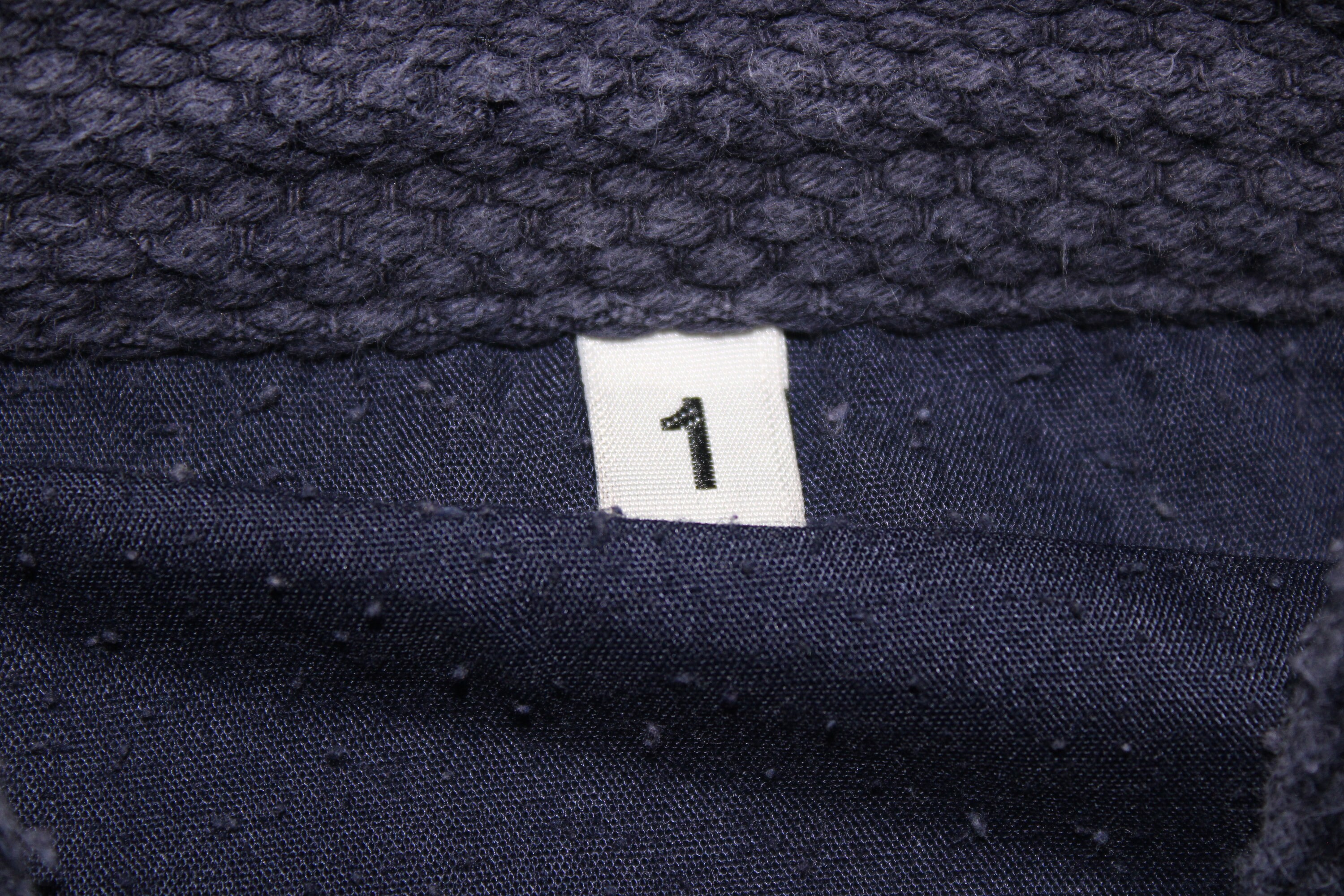 Sz 1 Indigo Blue Dyed Cotton Sashiko Kendo Gi Aikido Budo Kimono