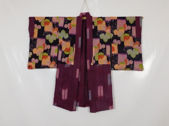 vintage Japanese Haori | Long Naga | Kimono Jacke… - image 4