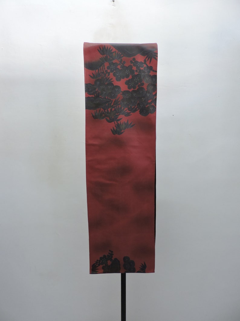 Japanese Fukuro Obi Kimono Belt Accessory Accessories Vintage Table Runner Mat Wall Display Art Made in Japan Xmas Gift OF20190226-10