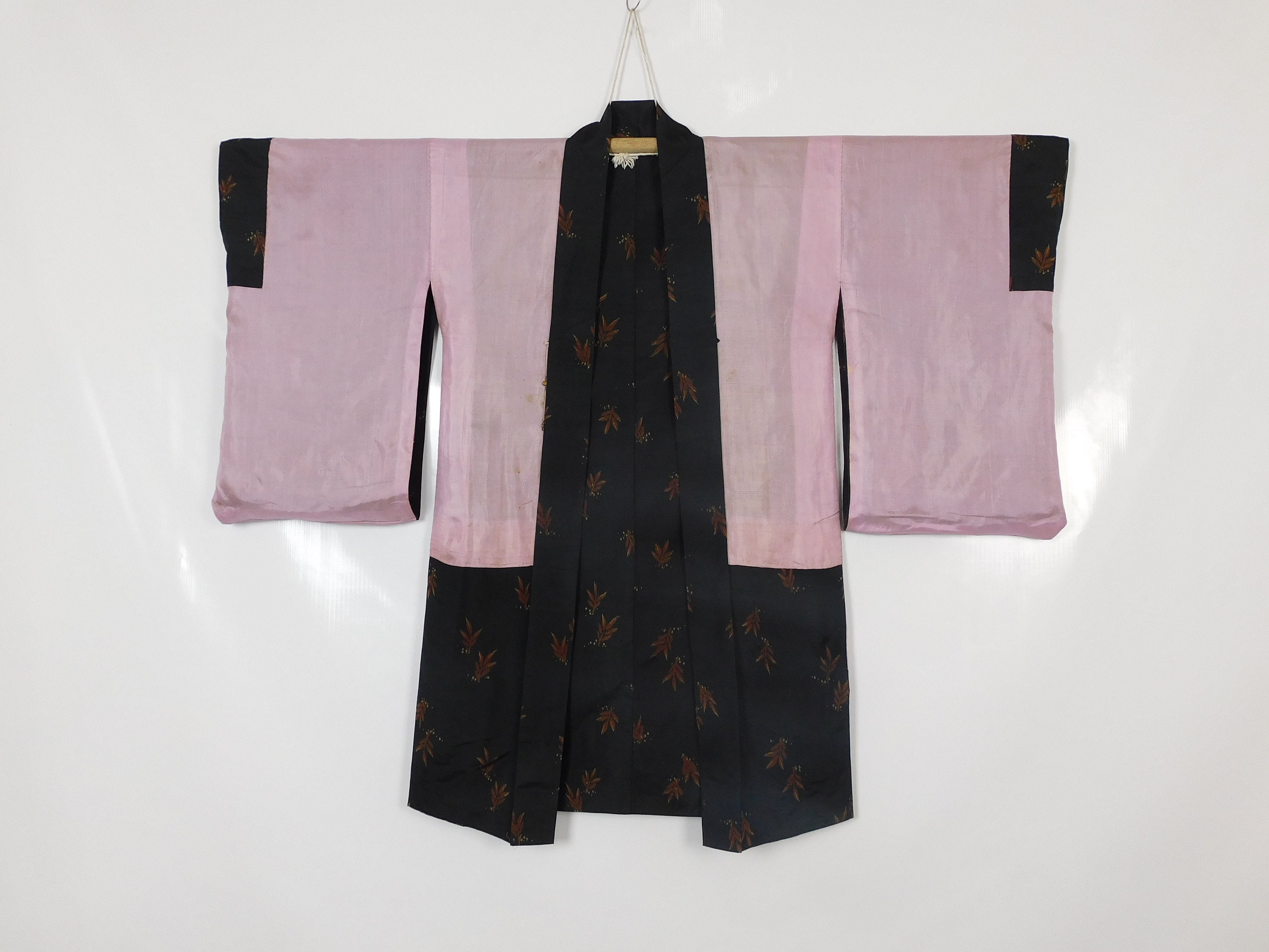 Vintage Japanese Haori Long Naga Kimono Jacket Silk - Etsy