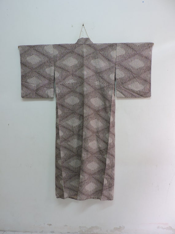 Japanese Kimono Komon Abstract Pattern Geometric … - image 4