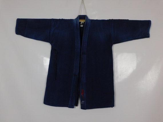 Japanese Indigo Blue Cotton Sashiko Kendo Gi mens… - image 1