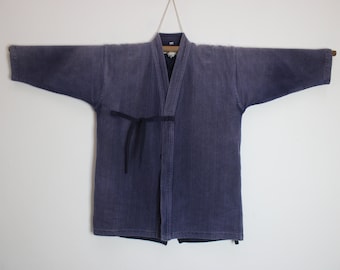 刺し子+藍染+刺繍の剣道着 | Indigo Kendo Gi 色落ち最高！古い