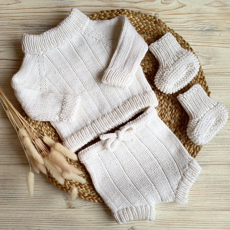 Knit Float Bloomer Set main image 1