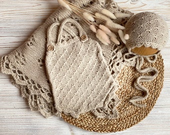 Adorable conjunto beige