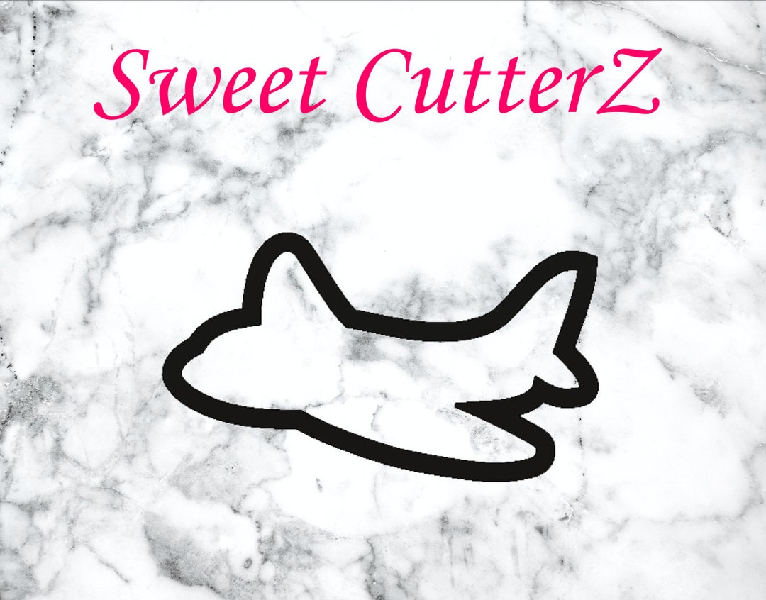Plane Cookie Cutter Custom Cookie Cutter Etsy