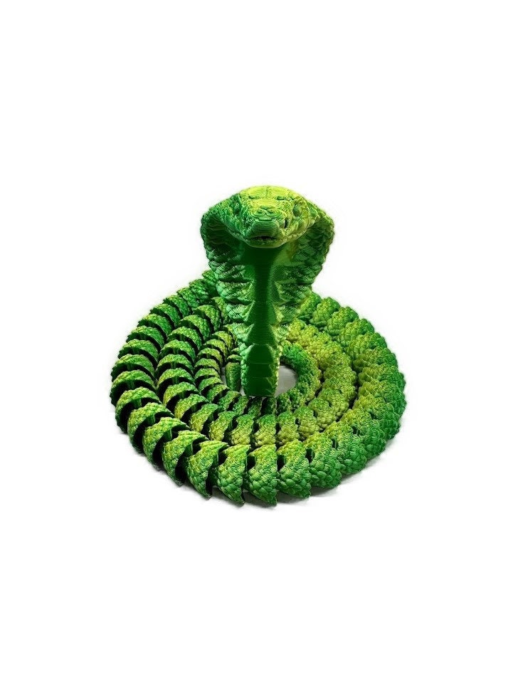 3D model Indian Cobra Naja Naja VR / AR / low-poly