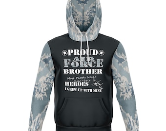 USAF Bro Sweatshirt Blue USAF Brother Hoodie Keep Calm I am The Brother of an Airman Air Force Brother Shirt