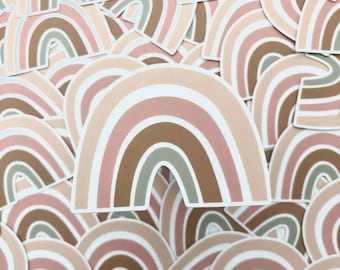 Watercolor Rainbow Sticker | Laptop Decal Sticker | Waterproof Vinyl Stickers | Waterbottle Stickers | Boho Journal Sticker | Rainbow Gifts