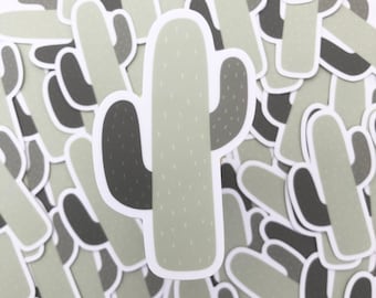 Cactus sticker, 2x3 inch sticker, watercolor sticker, boho sticker, laptop sticker, tumbler sticker, sticker decal