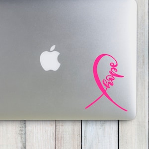 Hope decal, Awareness decal, Cancer awareness decal, awareness gifts, cancer gifts, laptop decal, car decal, car sticker, laptop sticker