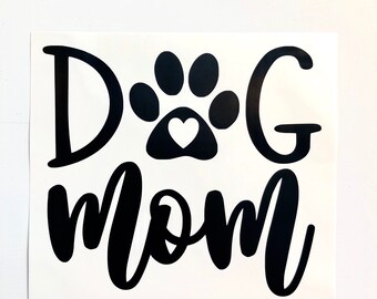 Dog mom decal | Etsy