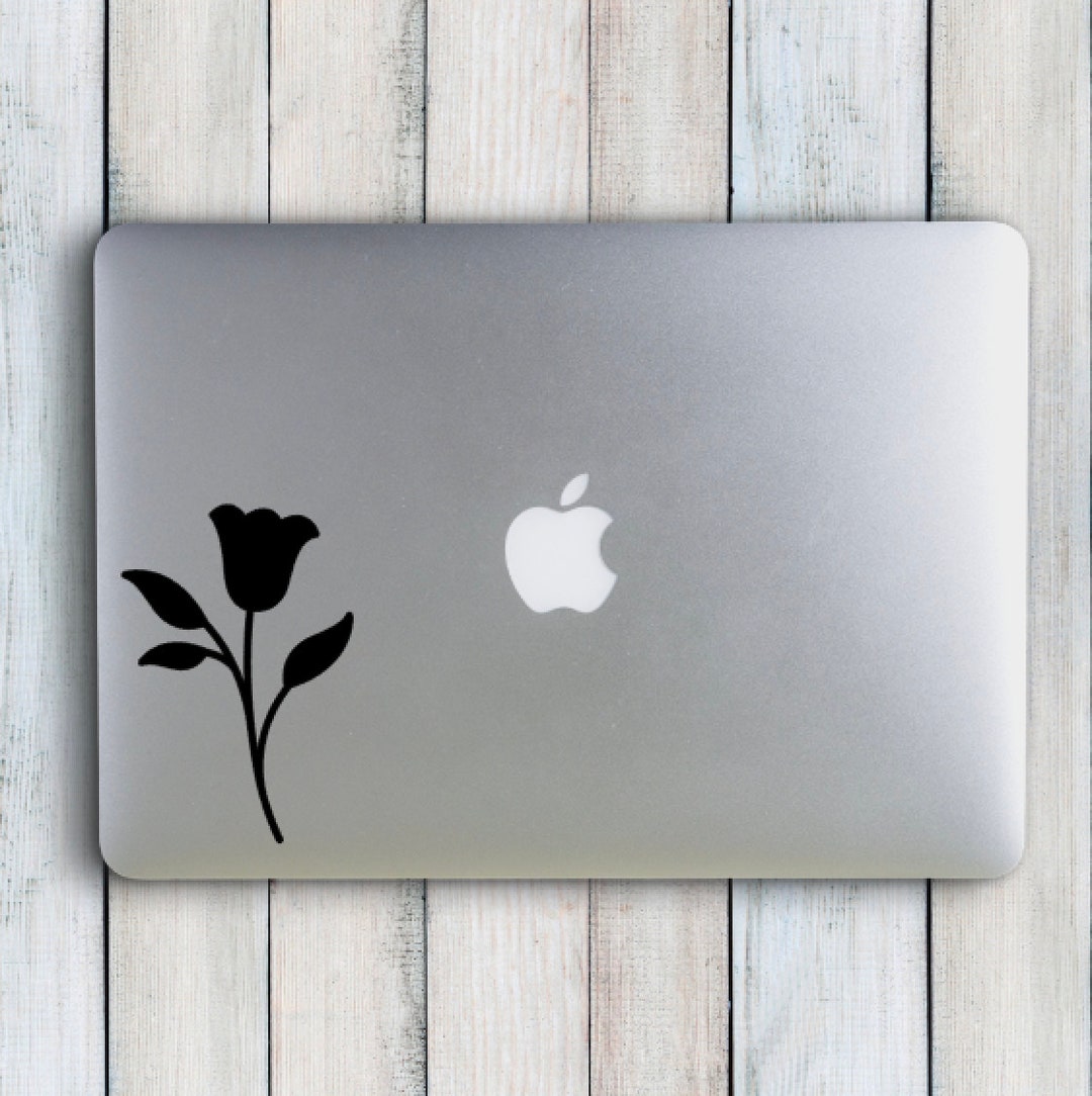 Flower Decal, Flower Sticker, Laptop Stickers, Laptop Decal, MacBook ...