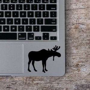 Moose Decal, Moose sticker, laptop decal, Wilderness Decal, Hunting, Camping, Adventure, rustic decal, hunter decal, camping decal