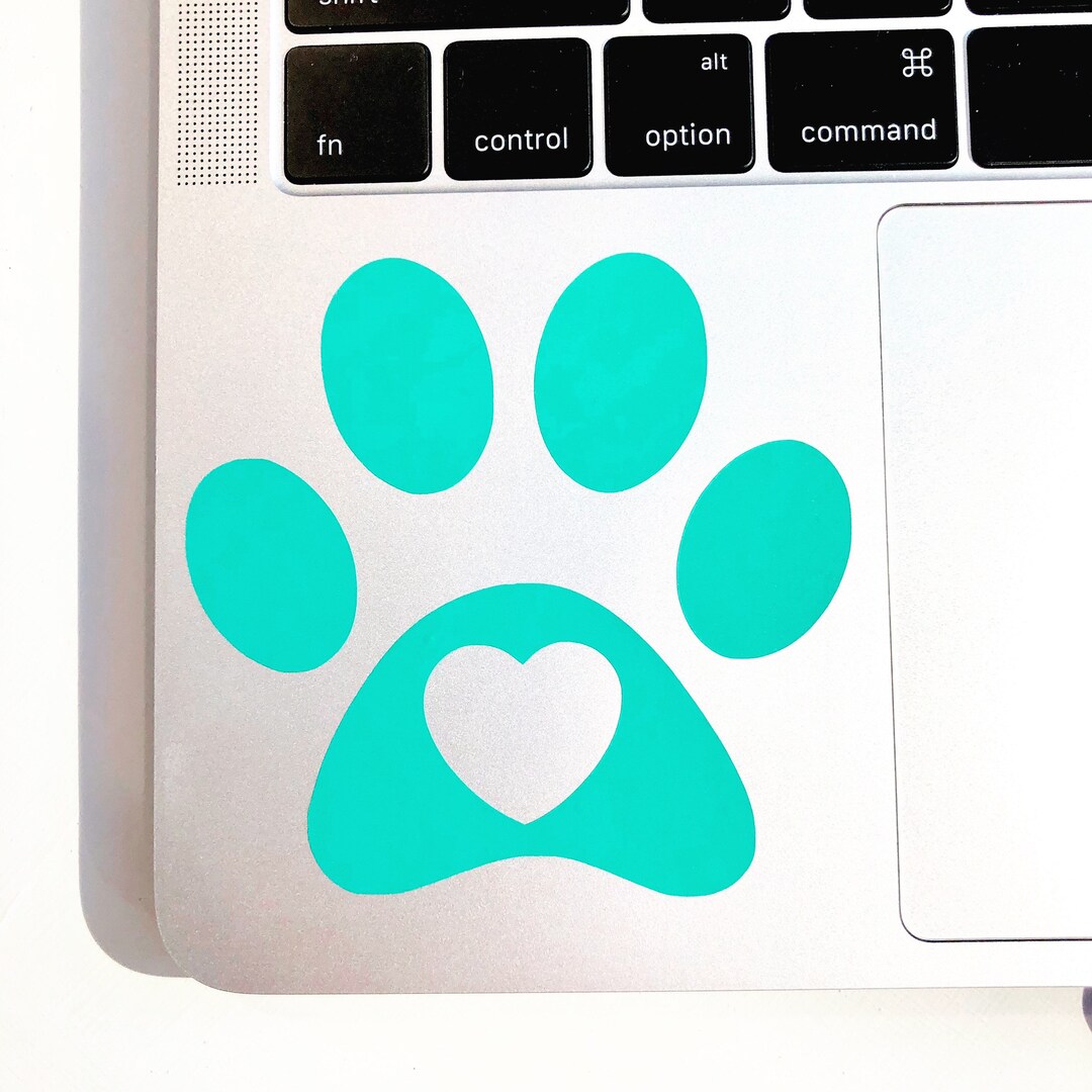 Dog Paw Decal Dog Paw Vinyl Decal Yeti Decal Laptop Decal Etsy
