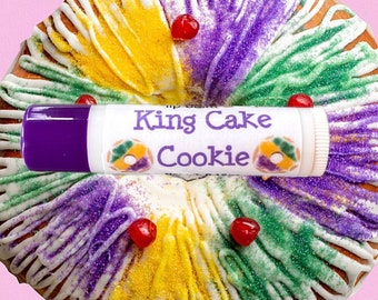 King Cake Cookie Lipsessed Lip Balm (1) LIMITED EDITION!