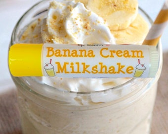 Banana Cream Milkshake Lipsessed Lip Balm (1)