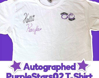 Autographed PurpleStars02 T-Shirt (Starfam Forever)
