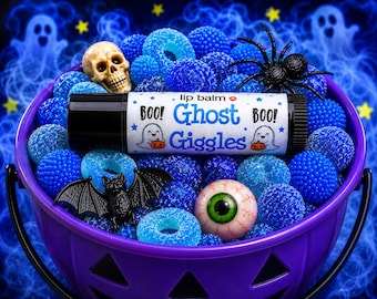 Ghost Giggles (Boo-raspberry Candy) Lipsessed Lip Balm