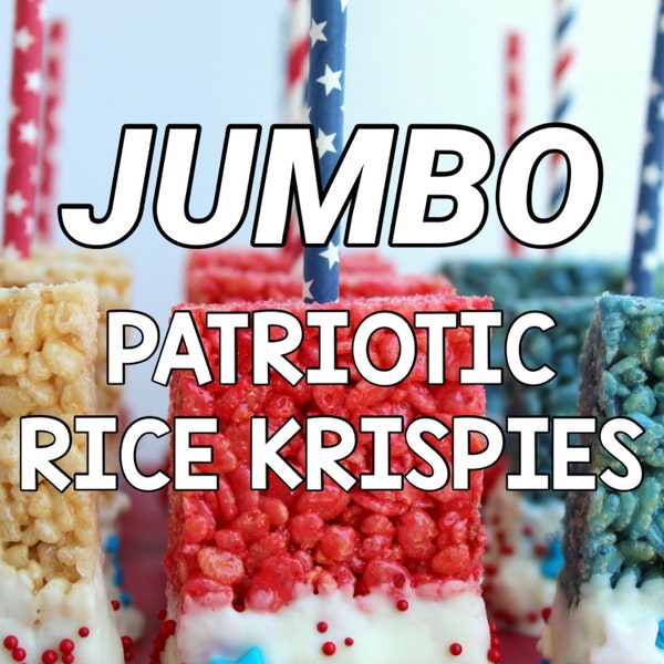 JUMBO Patriotic Krispie Treat Lipsessed Lip Balm! LIMITED EDITION!