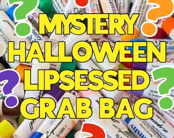 Mystery HALLOWEEN Lipsessed LIP BALM Set of 4 surprise flavors