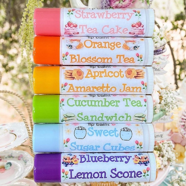 Afternoon Tea Party Lipsessed Lip Balm Set (6 Included)