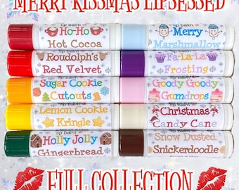 Merry Kissmas Lipsessed Lip Balm Set (10 Included)