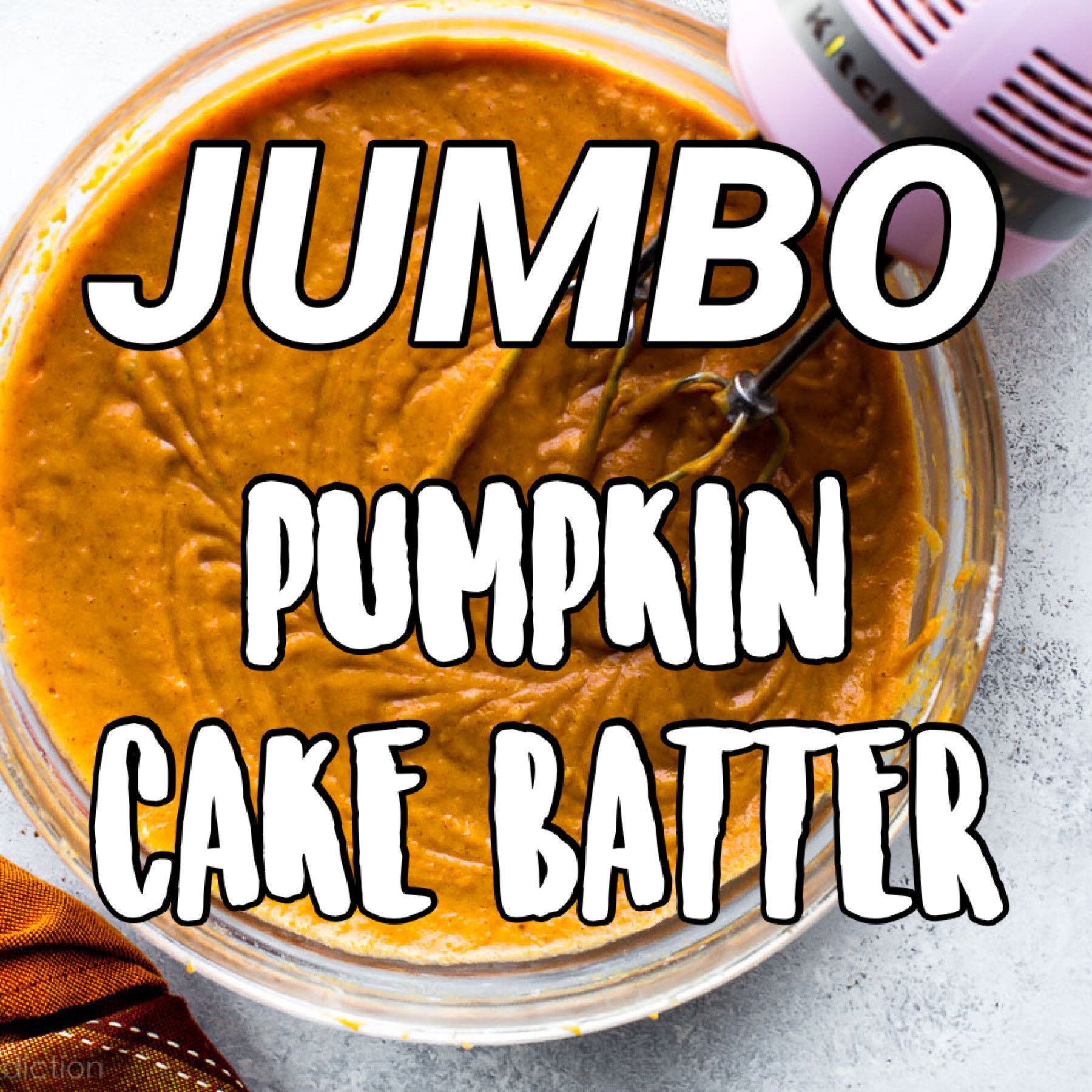 JUMBO Pumpkin Cake Batter Lipsessed Lip Balm! LIMITED EDITION!