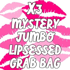 Geheimnisvolle JUMBO Lipsessed LIP BALM Grab Bag (3er Set)