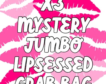 Mystery JUMBO Lipsessed LIP BALM Grab Bag (Set of 3)