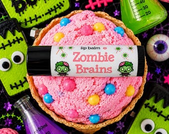 Zombie Brains (Bubblegum Ice Scream) Lipsessed Lip Balm