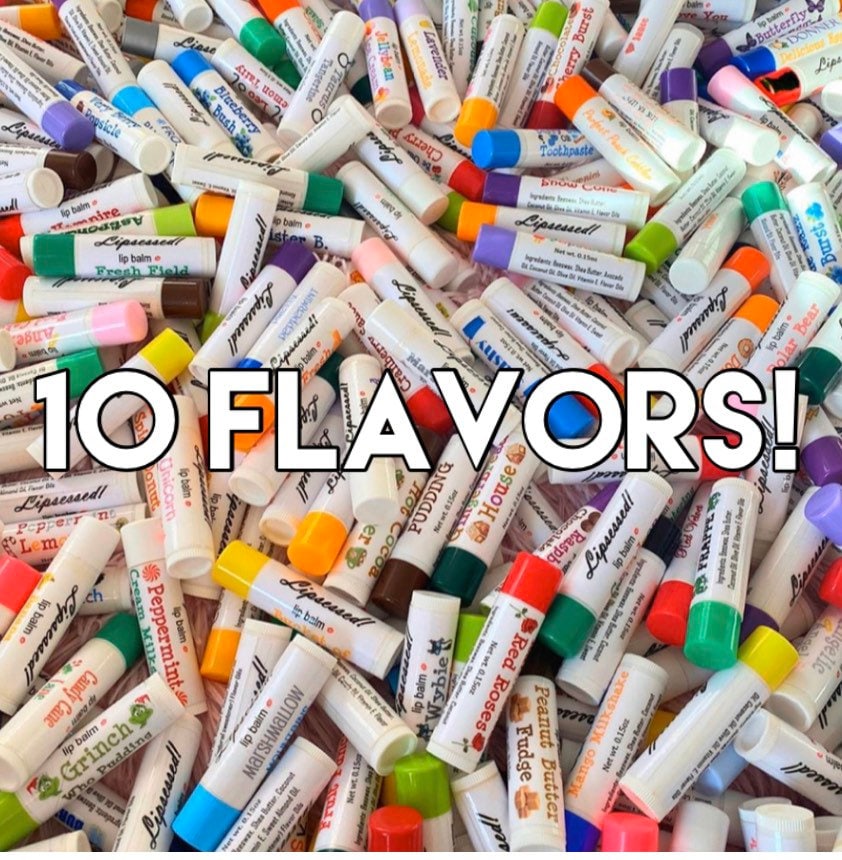 Ten MYSTERY Lipsessed LIP BALMS!