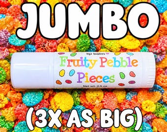 JUMBO Fruity Pebble Pieces Lipsessed Lip Balm (Limited Edition)