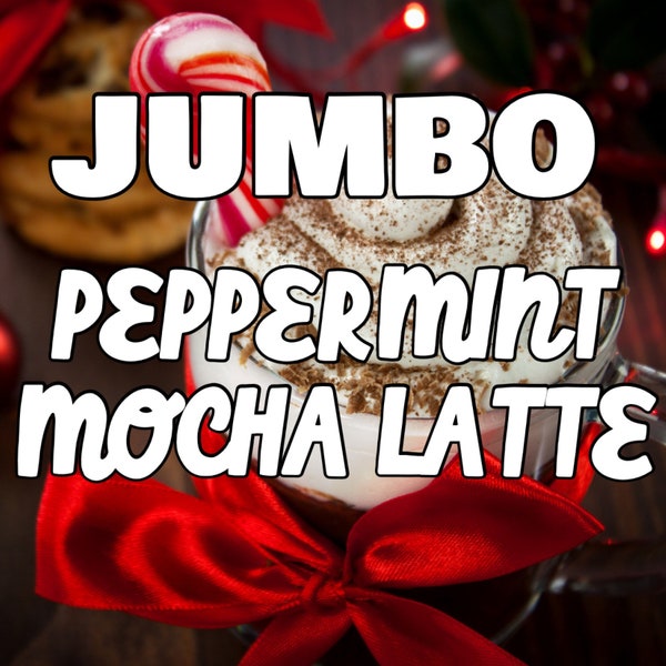 JUMBO Peppermint Mocha Latte Lipsessed Lip Balm! LIMITED EDITION!