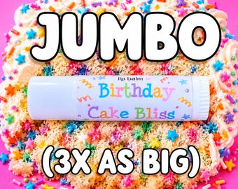 JUMBO Birthday Cake Bliss Lipsessed Lip Balm (Limited Edition)