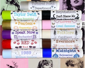 NOUVEAU coffret de 11 baumes à lèvres inspirés de Swiftie Era's Era's (inclus) en édition limitée