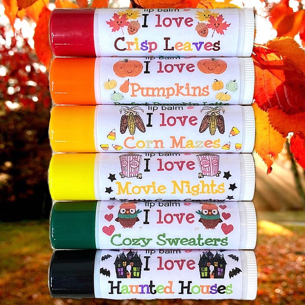 I Love Fall Lipsessed Lip Balm Set (6 Included)