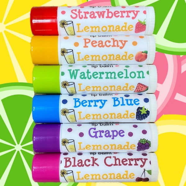 Lemonade Stand Lipsessed Lip Balm Set of 6!