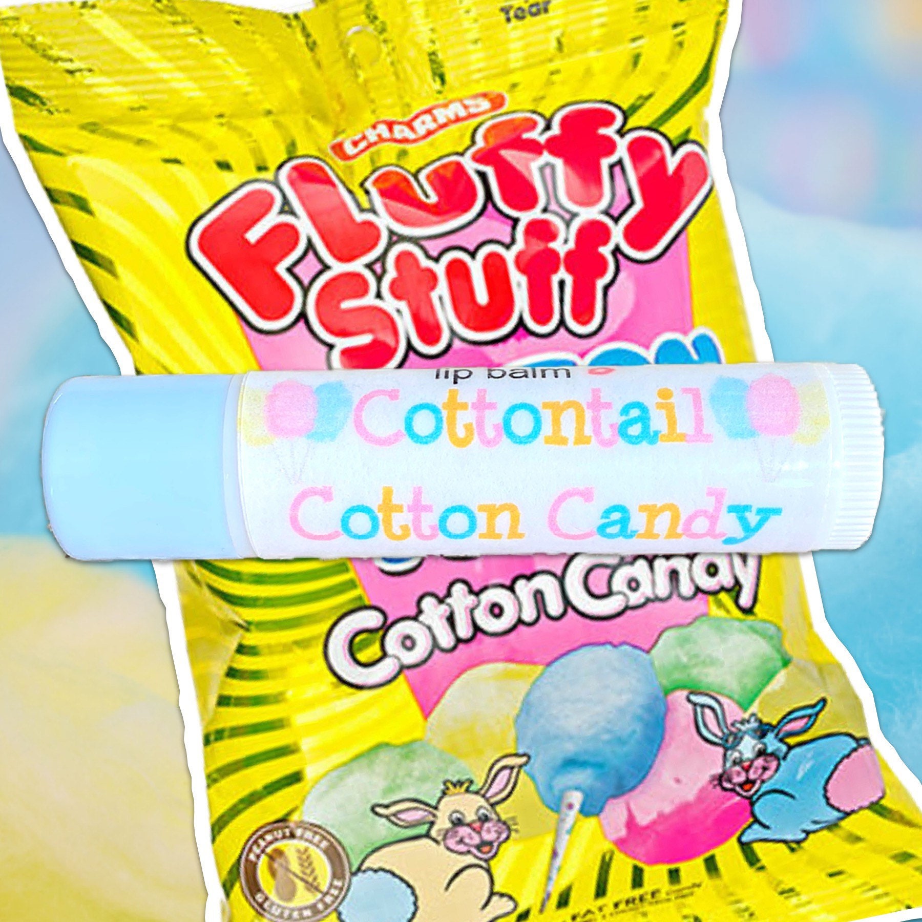 Charms Fluffy Stuff Cotton Tails Cotton Candy