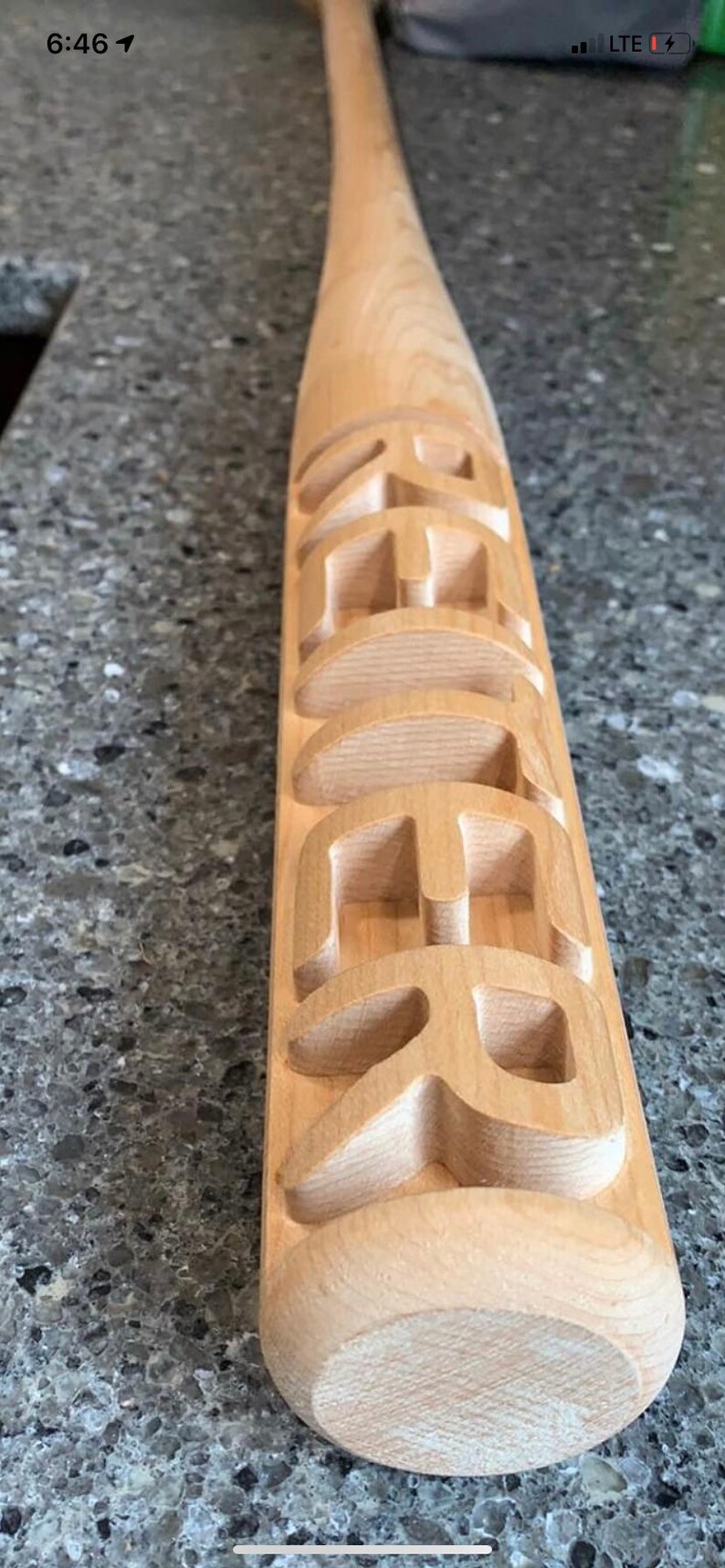 Name carved baseball bat Etsy