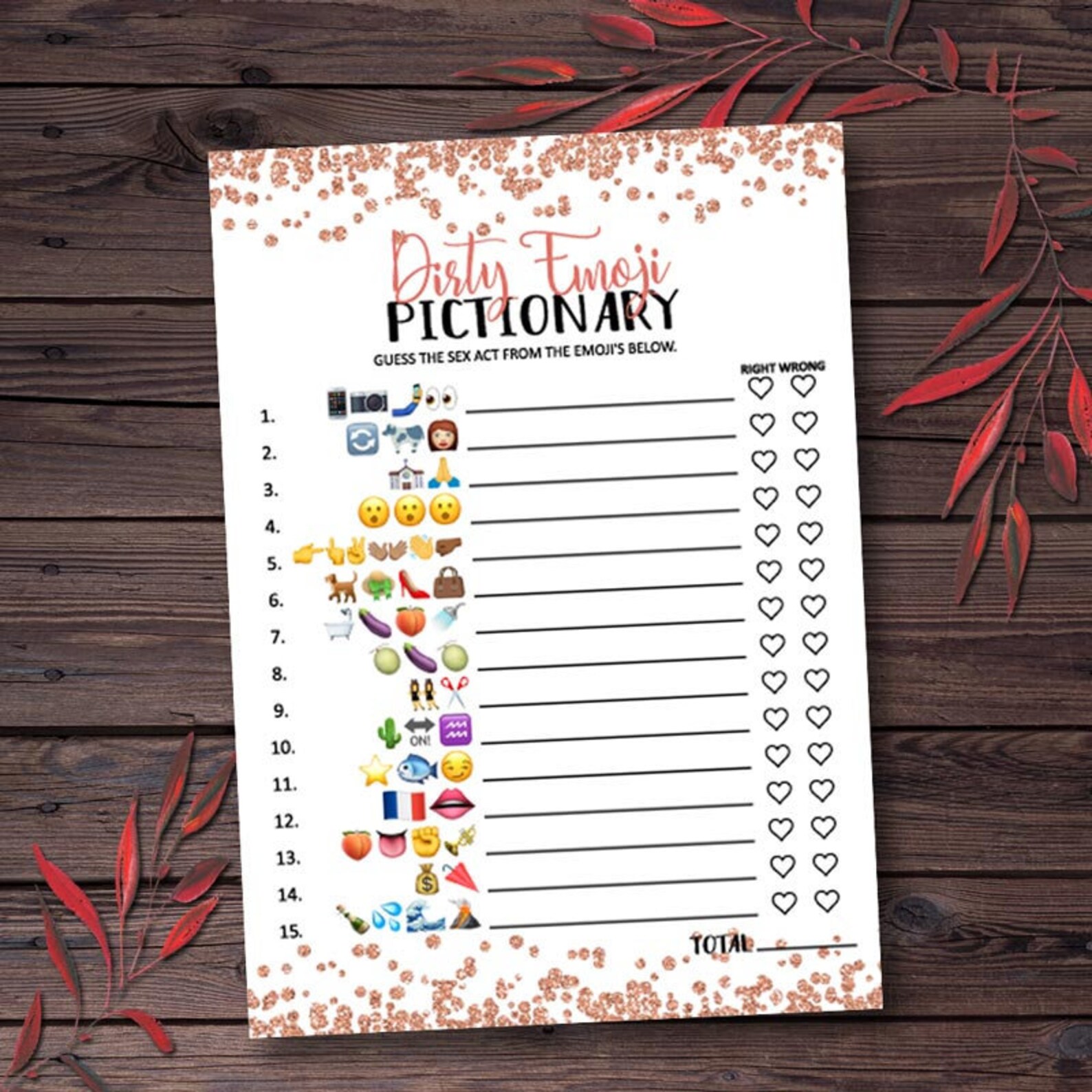 bachelorette party games dirty emoji pictionary funny etsy