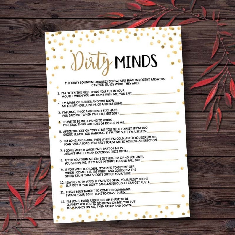 bachelorette game dirty minds funny bachelorette game hen