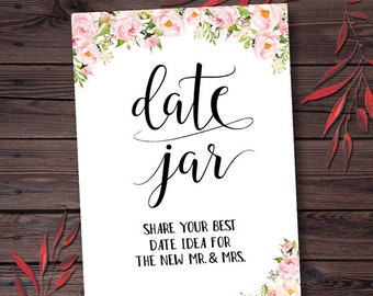 90 Date Ideas In A Jar - Couples Gift, Wedding Or Bridal Shower Gift, Date Night Game