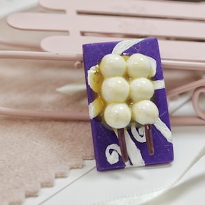 Miniature Dango Magnet / Dollhouse Miniature, Miniature Food, Clay Food, Fake Food, 1-6 Scale, 1-12 Scale, Cute Gift, Magnet, Collectibles