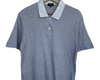 Clearance SALE-True Vintage!!Margaret Howell Mens Striped Polo