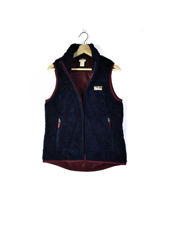 Vintage 90's Stunning LL.Bean Sherpa Fleece Vest J