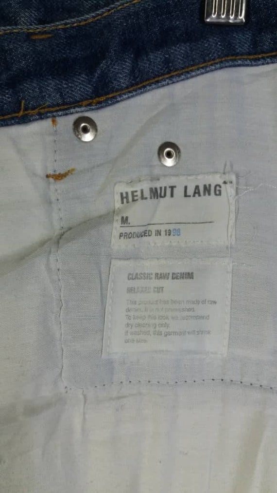 Helmut Lang 1998 classic denim relaxed cut Size 32