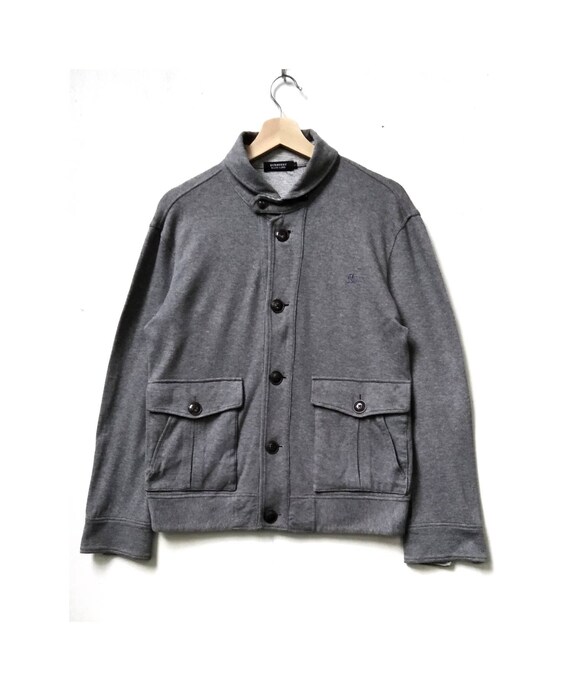 Vintage Burberry Black Label Workwear Cardigan Jac