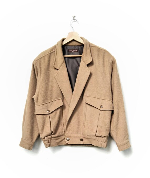 Vintage Authentic Pierre Balmain Shearling Wool Ja